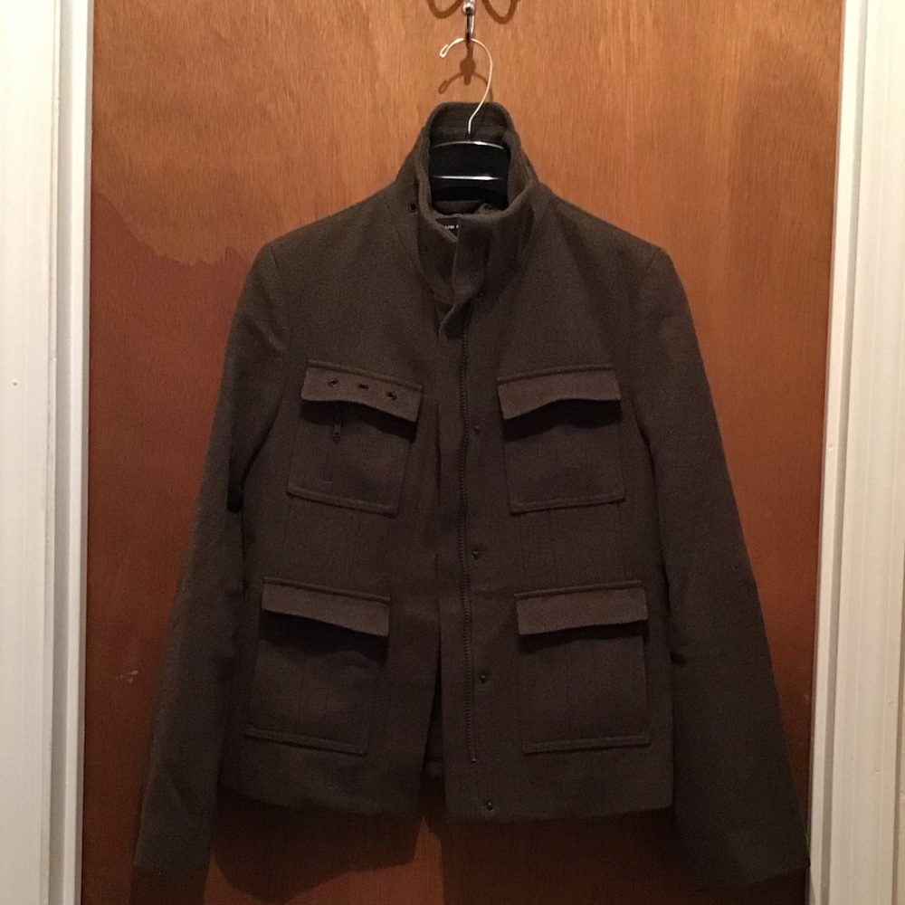 Patch Pocket Wool Coat